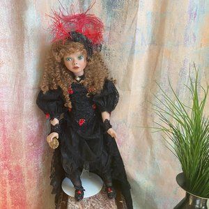 VTG 📌 Patricia Loveless World Gallery MADELEINE 26" Porcelain Doll 1995 #0603